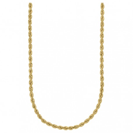 10kt Yellow Gold Hollow Rope Chain 4mm 18 to 24 inches – Orlando