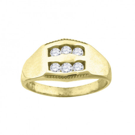 10KT BABY RING WITH STONES