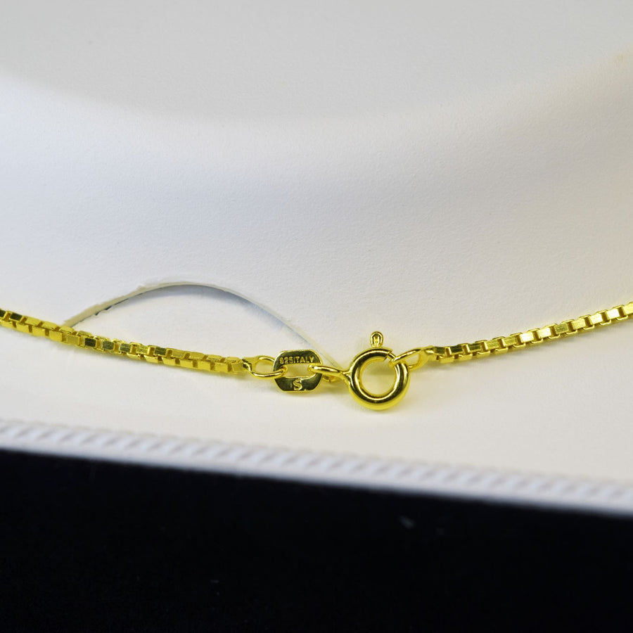 Yellow 925 Silver Unisex 1.1mm Fancy Snake Chain(16”to 24”)992159Y